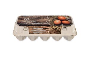 10er Eierschachteln – Etikett Freilandhaltung